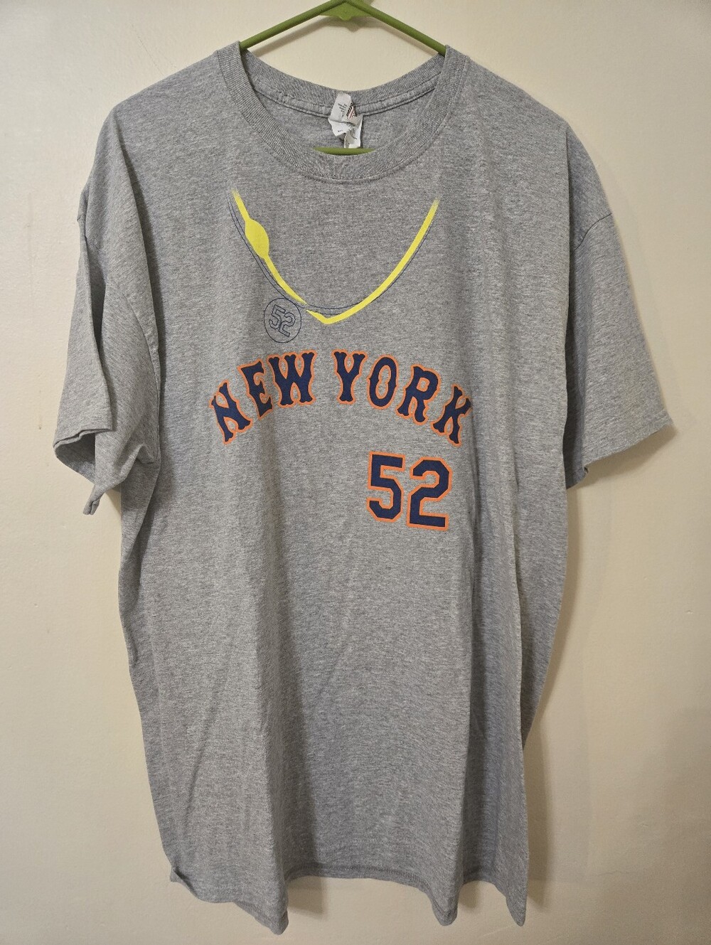 NY Mets #52 Dunkin Donuts Collab - T Shirt Size XL Yoenis Cespedes Promotional